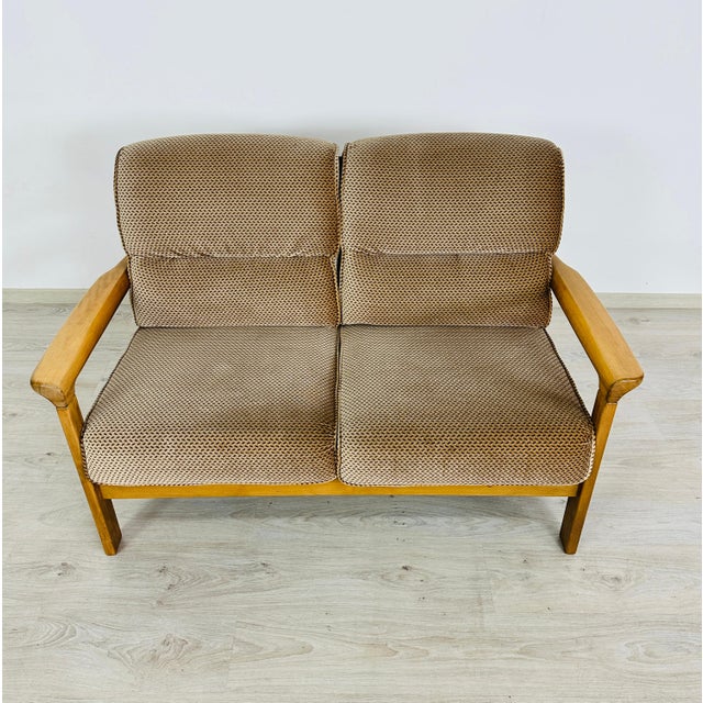 Mid-Century Modern Scandinavian Two-Seater Sofa, 1970s For Sale - Image 3 of 10