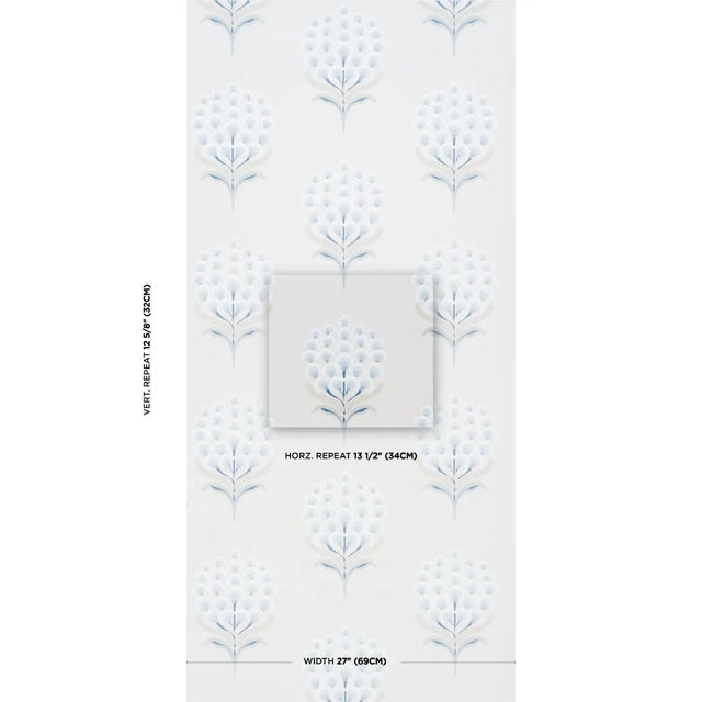 This open offset pattern derives its soft stylized blossoms from our embroidered Aurelia fabric. Surface-printed to evoke...