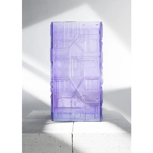 Analogic Sci-Fi Violet Vase by Mut Design Limited Edition Dimensions: D 25 x W 25 x H 45 cm. Materials: Glass colored....