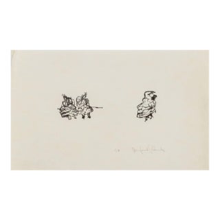 Manfred Schwartz the Flamenco Dancers Lithograph For Sale