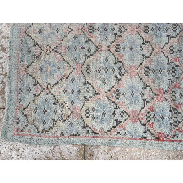 Mid 20th Century Galerie Shabab Collection Mid-20th Century Turkish Anatolian Throw Rug For Sale - Image 5 of 8