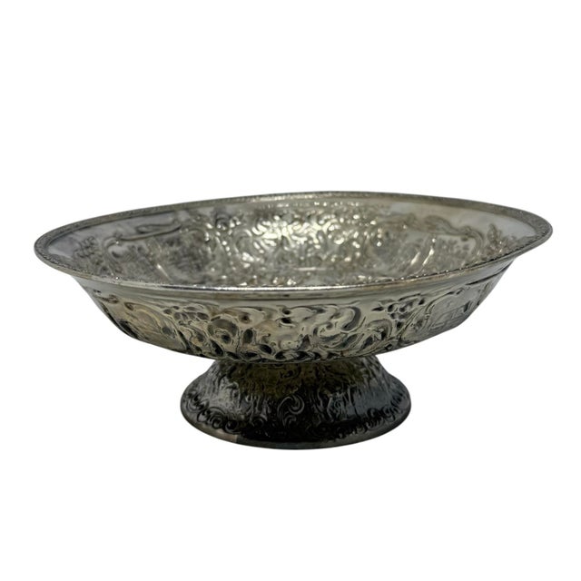 Antique Derby Silver Plate Company Footed Bowl Cherubs and Farming Design #762 For Sale - Image 12 of 12