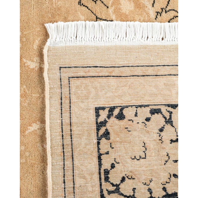 2000 - 2009 Mogul, One-of-a-Kind Hand-Knotted Area Rug - Beige, 6' 3" x 9' 5" For Sale - Image 5 of 8