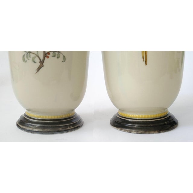 Bird Vases by Tirschenreuth 1930s For Sale - Image 10 of 12