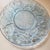 French Country Kig Vintage 10.5" Blue Pressed Glass Grapes and Leaves Tableware Dinner Plates, Set of 7 For Sale - Image 3 of 11
