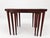 Rosewood Nesting Tables with Ceramic Tiles, Denmark, 1960s, Set of 3 For Sale - Image 10 of 18