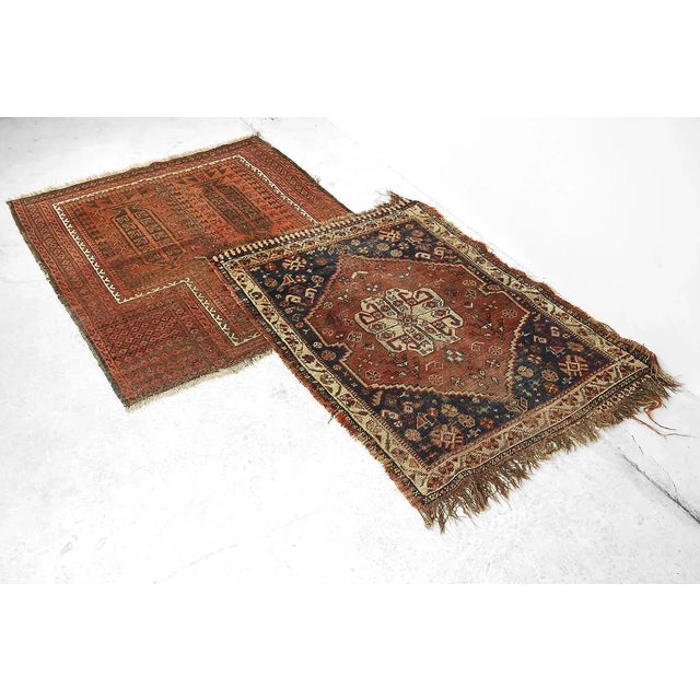 Antique Middle Eastern Hand-Woven Rug, 1880s For Sale - Image 18 of 18