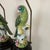 Pair of 1940s Green Parrot Table Lamps For Sale - Image 9 of 12
