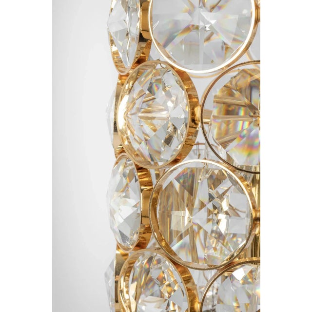 1960s Gilt Jewel Floor Lamp in the style of Sciolari attributed to Palwa, Germany, 1960s For Sale - Image 5 of 12