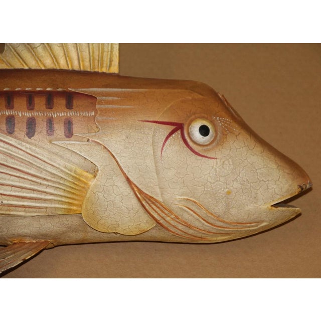 Large Metal Fish Trade Sign, 1970s For Sale - Image 9 of 16