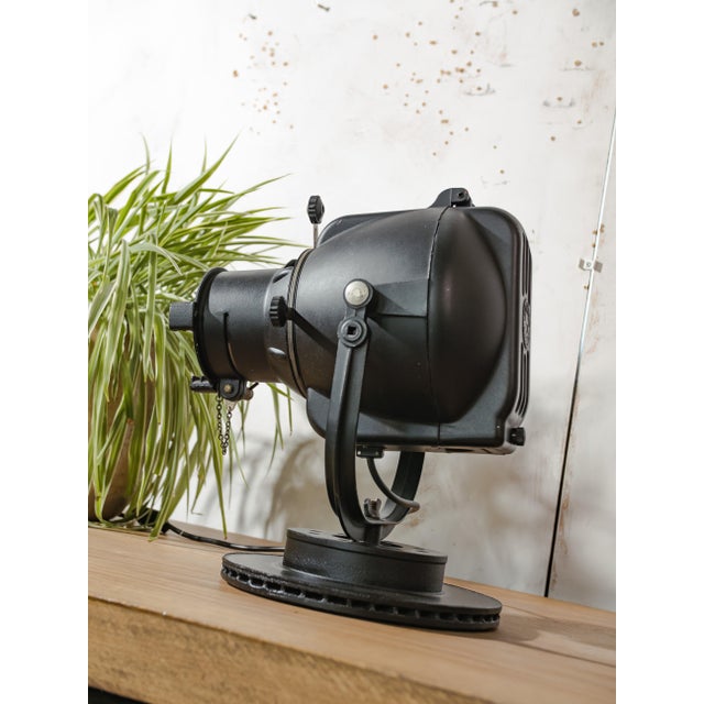 Metal Pig Nose Theater Spotlight Desk Lamp from Strand Electric, England, 1960s For Sale - Image 7 of 16