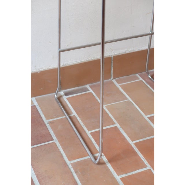 Cream Spaghetti Bar Stool attributed to Giandomenico Belotti for Alias, Italy, 1980s For Sale - Image 8 of 11