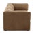 Contemporary Cocoa Upholstered Sofa For Sale - Image 3 of 7