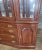 1990s Henkel Harris Wild Cherry China Breakfront Bookcase or Cabinet Made in Virginia For Sale - Image 11 of 17