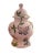 White Vintage Italian Bird and Butterfly Ginger Jar For Sale - Image 8 of 13
