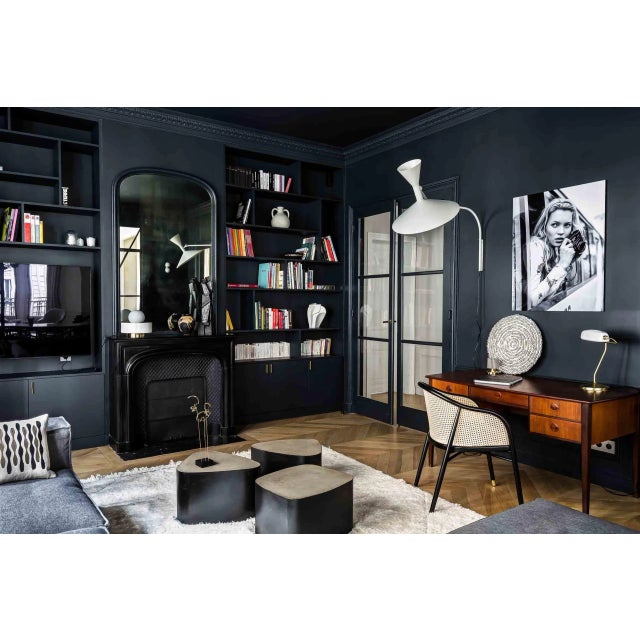 Le Corbusier 'Lampe De Marseille' Wall Lamp for Nemo in Gray For Sale - Image 9 of 13