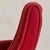 Italian Red Channeled Armchair with Brass Legs, 1950s - 4 Available For Sale - Image 10 of 11