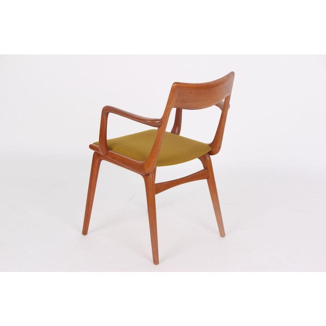 Wood Teak Boomerang Armchair by Alfred Christensen for Slagelse Møbelværk, 1950s For Sale - Image 7 of 12