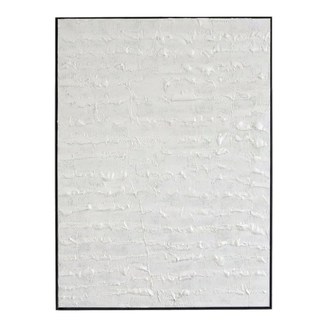 'Waves I' Original Plaster Painting by Victoria Holly, the Holly Collective For Sale