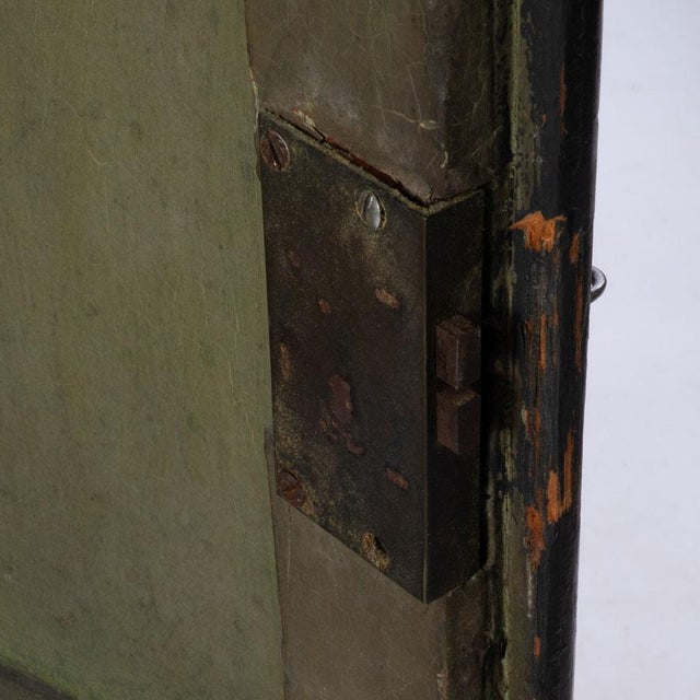 18th Century Painted Hanging Corner Cupboard For Sale - Image 11 of 18