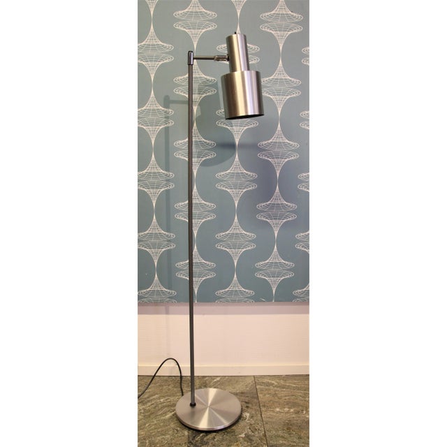 Aluminum Floor Lamp by Jo Hammerborg for Fog & Mørup, 1960s For Sale - Image 13 of 13