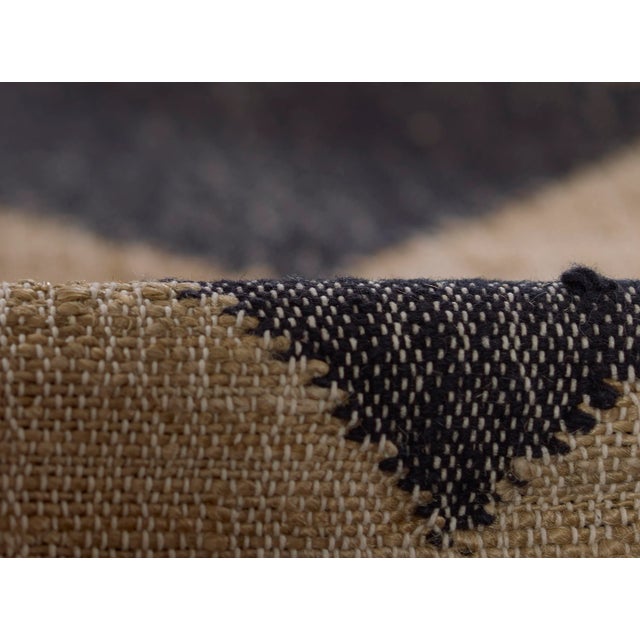 Erin Gates by Momeni Orchard Court Checker Black Hand Woven Wool and Jute Area Rug 2'3" X 8' Runner For Sale - Image 4 of 12