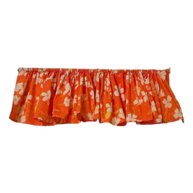 Vintage Handmade Hawaii Valances 14x90 Pack of 2 Handmade New For Sale