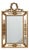Louis XVI Style Gilt Mirror with Laurel Wreath Crest, Belgium, 1950s For Sale