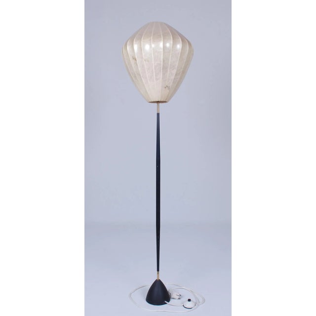 Metal Vintage Cocoon Floor Lamp from ERWI Louis Kalff, 1950s For Sale - Image 7 of 7