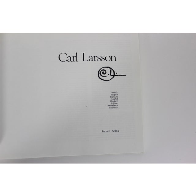 1985 Carl Larsson Hard Cover Book Swedish Art Artist English French Multi Language For Sale - Image 11 of 12