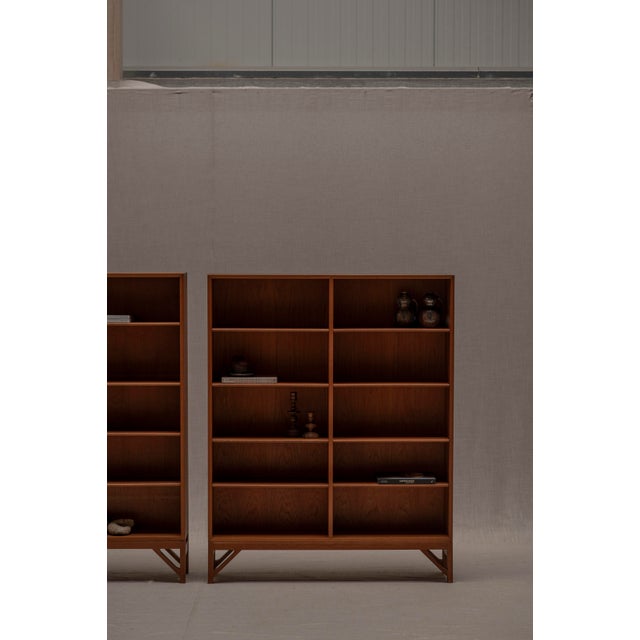 Wood China Series Bookcases by Børge Mogensen for FDB, 1960s, Set of 2 For Sale - Image 7 of 16