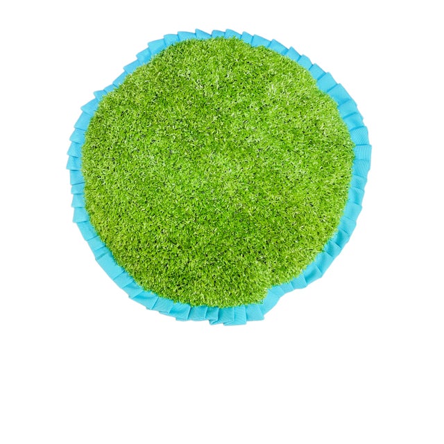 Transform your outdoor space into a lush oasis with our Artificial Turf Outdoor Pillows adorned with beautiful Turquoise...