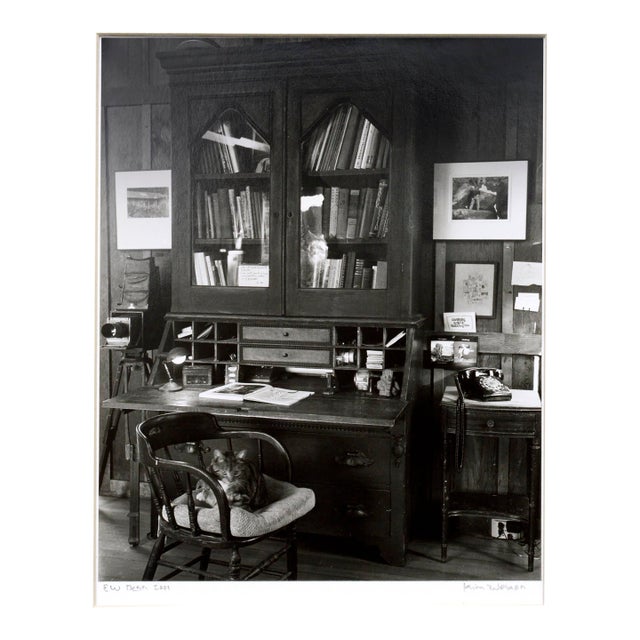 "Weston's Desk" Black and White Photograph Wild Cat Hill by Kim Weston 2001 For Sale