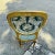 Baroque Blue Damask Chair With Gold Leaf Details For Sale In Miami - Image 6 of 7