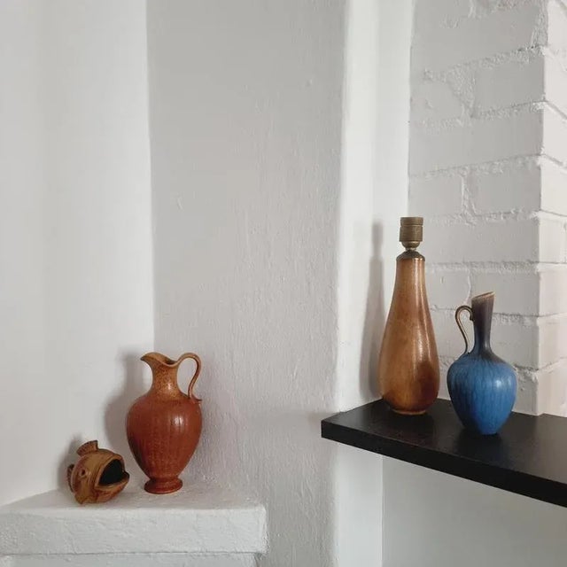 Ceramic Vintage Ceramic Vase by Gunnar Nylund for Rörstrand, 1950s For Sale - Image 7 of 8