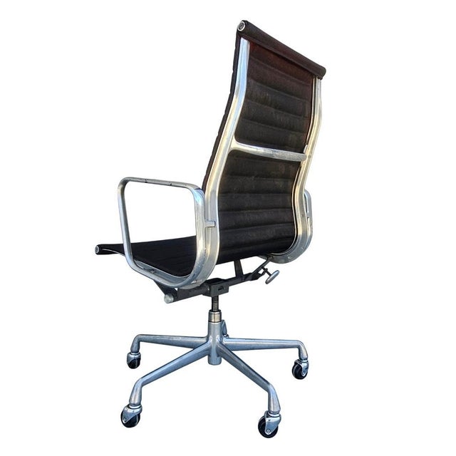 1970s Eames for Herman Miller High Back Aluminum Group Chair For Sale - Image 15 of 18