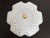 Boho Chic Mid Century Frosted Glass Flower Flush Light For Sale - Image 3 of 18