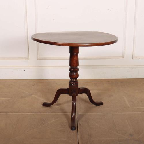 English Mahogany Tripod Table For Sale - Image 6 of 6