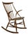 Vintage Danish Model IW3 Rocking Chair by Illum Wikkelsø, 1960s For Sale
