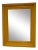 Painted Pine-Framed Wall Mirror For Sale