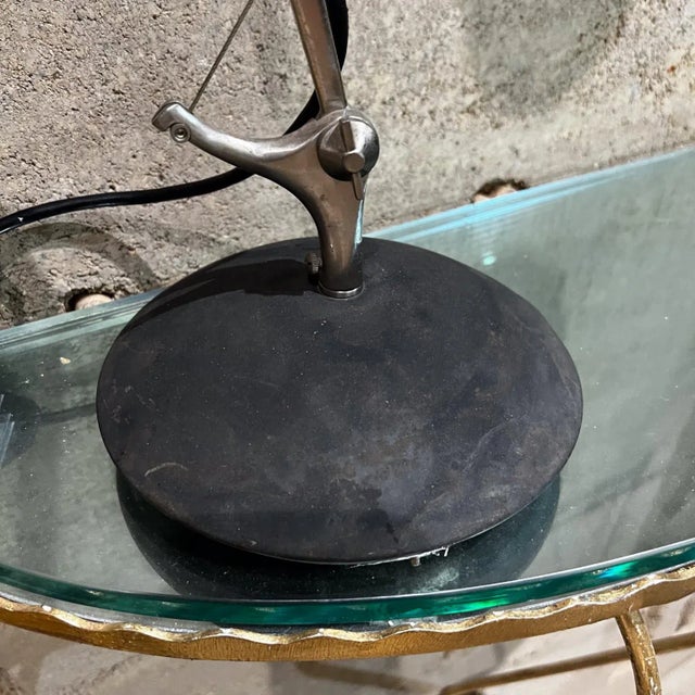 Mid 20th Century Vintage Sculptural Modern Office Desk Lamp Black Tensor For Sale - Image 5 of 11