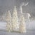 Mireille 2-Piece Set LED Snow Tabletop Trees, Medium For Sale - Image 4 of 4