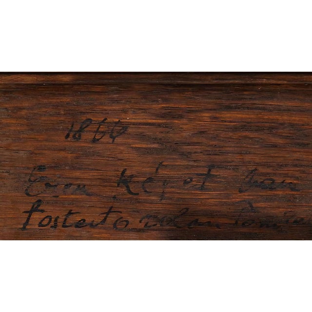 Soběslav Hippolyt Pinkas, Interior with Man Reading, Oil on Board, Framed For Sale - Image 6 of 7