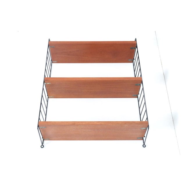 Teak String Shelf by Kajsa & Nisse Strinning, 1950s For Sale - Image 11 of 15