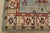 Textile Kazak Rug 2’10” X 4′ Blue Wool Tribal Hand-Knotted Oriental Carpet For Sale - Image 7 of 10