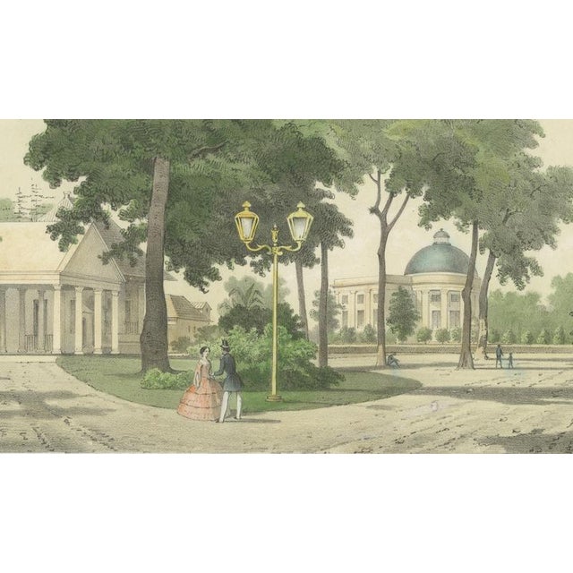 After Charles Theodore Deeleman, Batavia Generals Residence & Governors Hotel, 1860s, Lithograph For Sale - Image 5 of 9