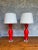 Pair of Tangerine Color Glass Murano Table Lamps, 19 For Sale - Image 12 of 12