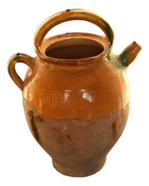 Gargoulette Water Jug in Glazed Pottery, 1800s