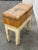 Cream French Butcher Block in Beech For Sale - Image 8 of 14