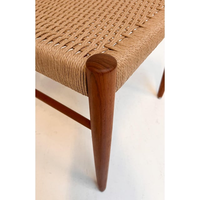 Vintage Papercord Chairs by H. Klein for Bramin, 1960s, Set of 4 For Sale - Image 18 of 18